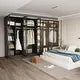 FUFU & GAGA Glass Door Wardrobe 59.1" Illuminated Interiors Bedroom Wardrobe Furniture