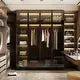 FUFU & GAGA Glass Door Wardrobe 59.1" Illuminated Interiors Bedroom Wardrobe Furniture