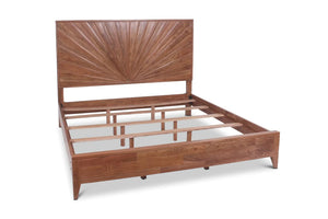 Apt2b Skye Queen Size Bed Mango Wood Bedroom Furniture