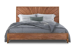 Apt2b Skye Queen Size Bed Mango Wood Bedroom Furniture