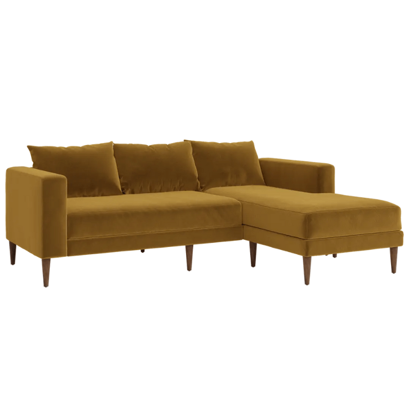 Sabai The Essential Sectional Modern Sofa Recycled Velvet Fabric Living Room Furniture - Smart Online Furniture