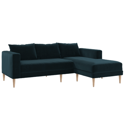 Sabai The Essential Sectional Modern Sofa Recycled Velvet Fabric Living Room Furniture - Smart Online Furniture