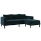 Sabai The Essential Sectional Modern Sofa Recycled Velvet Fabric Living Room Furniture - Smart Online Furniture