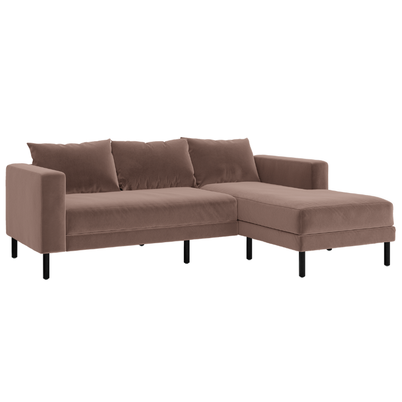 Sabai The Essential Sectional Modern Sofa Recycled Velvet Fabric Living Room Furniture - Smart Online Furniture